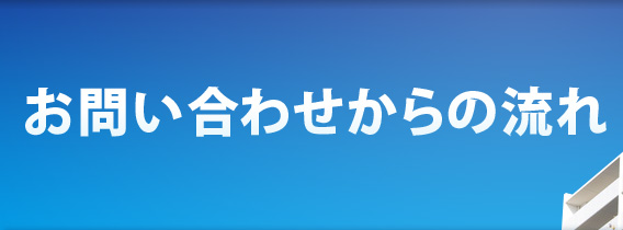 お問い合わせからの流れ